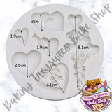 Heart Balloons Silicone Molds