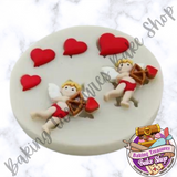 Cupid & Hearts Silicone Molds
