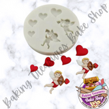 Cupid & Hearts Silicone Molds