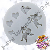 Cupid & Hearts Silicone Molds