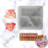 Happy Valentine's Day Silicone Mold