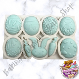 Easter Egg and Bunny Silicone Mold