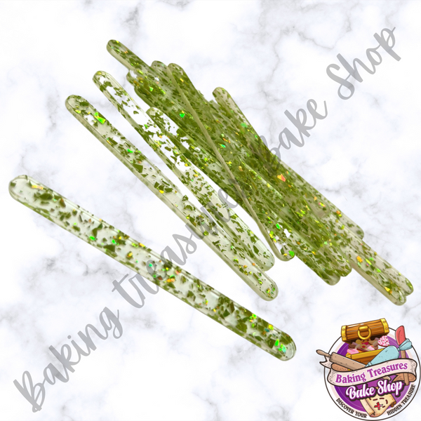 Grinchmas Acrylic sticks