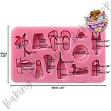 Summer Vacation Silicone Mold #1