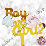 Mini Boy or Girl Gender Reveal