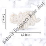 Dinosaur Cookies Cutter & Embosser Set