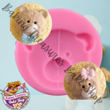 Bear Face Silicone Mold
