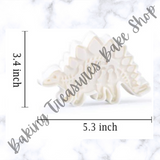 Dinosaur Cookies Cutter & Embosser Set