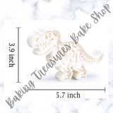 Dinosaur Cookies Cutter & Embosser Set