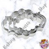 Style 1 Plaque Frame Cookie Cutter 4Pcs