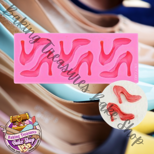 Mini Stiletto High Heel Shoe Silicone Fondant Mold