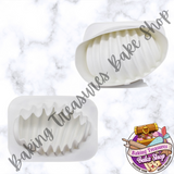 Silicone Cake Mold  – Stripy Oval