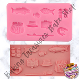 Gone Fishing - Small Silicone Mold