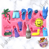 Summer Vacation Silicone Mold #1