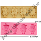 Cowboy Bob Silicone  Mold