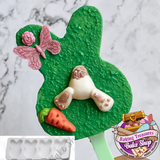 Easter Bunny Face 4 Cavity Silicone Molds