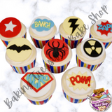 Superhero Tappit Fondant cutter