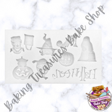 Halloween Assorted Characters Silicone Mold