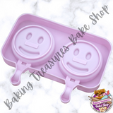 Happy Face Cakesicles Silicone Mold