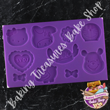 Character Face Silicone Mold #1