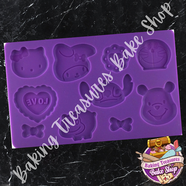 Character Face Silicone Mold #1