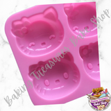 Cute Cat  Silicone Mold #3