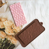 Chocolate Bar Silicone Mold -  Honeycomb
