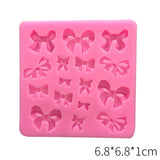 Cute Multi Bows Silicone Mold