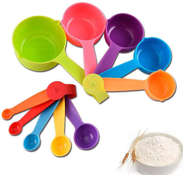 Measuring Cups and Spoons Set 10 Pieces