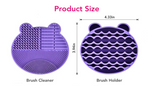 Brush Cleaner and holder
