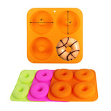 Doughnut 4 Cavity Silicone Mold