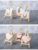 Mothers Day Set of 2pc Heart and Flower Bouquet only