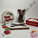 Gingerbread Acrylic Sticks