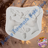 Reindeer  Christmas Silicone Mold