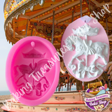 Carousel Horse Silicone Mold