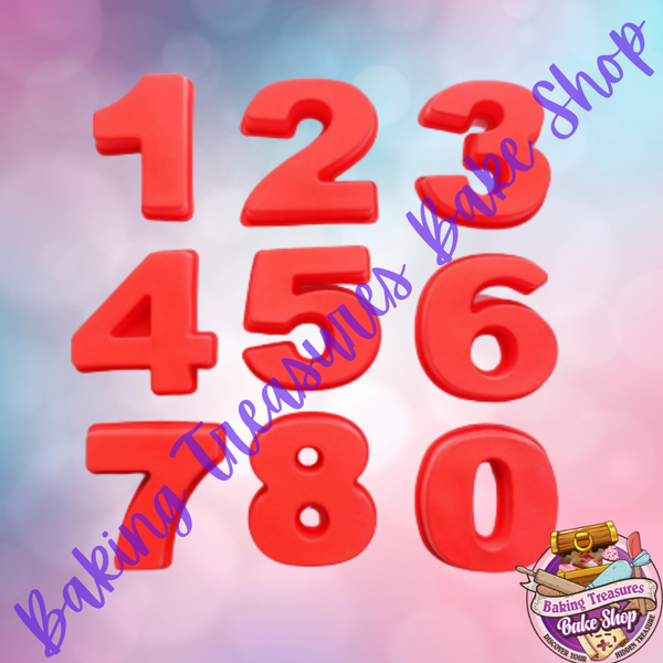 Silicone Mold Cake Pans 0-8 Number Cake