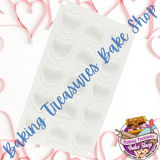 Mini Heart Silicone Molds  (15-Cavity)