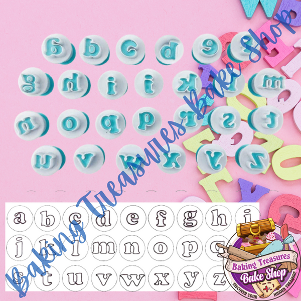 Set 26 Lower Case Alphabet Punchers