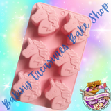 Unicorn 6-Cavity Silicone Mold