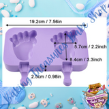 Baby Feet Popsicles Molds