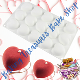 Mini Heart Silicone Molds  (15-Cavity)