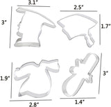 Graduation Cookie Cutter 4 pc