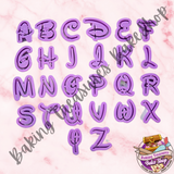 Cartoon Style Alpha Numeric Cutter Set