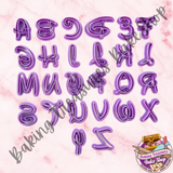 Cartoon Style Alpha Numeric Cutter Set