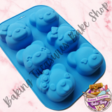 Bears Girl & Boy Silicone Mold