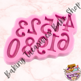 New Large Numbers Silicone Mold