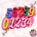 New Large Numbers Silicone Mold