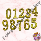 New Large Numbers Silicone Mold