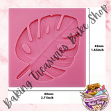 Tropical Palm Leaf silicone mold