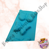 Butterfly 3 Cavity silicone mold